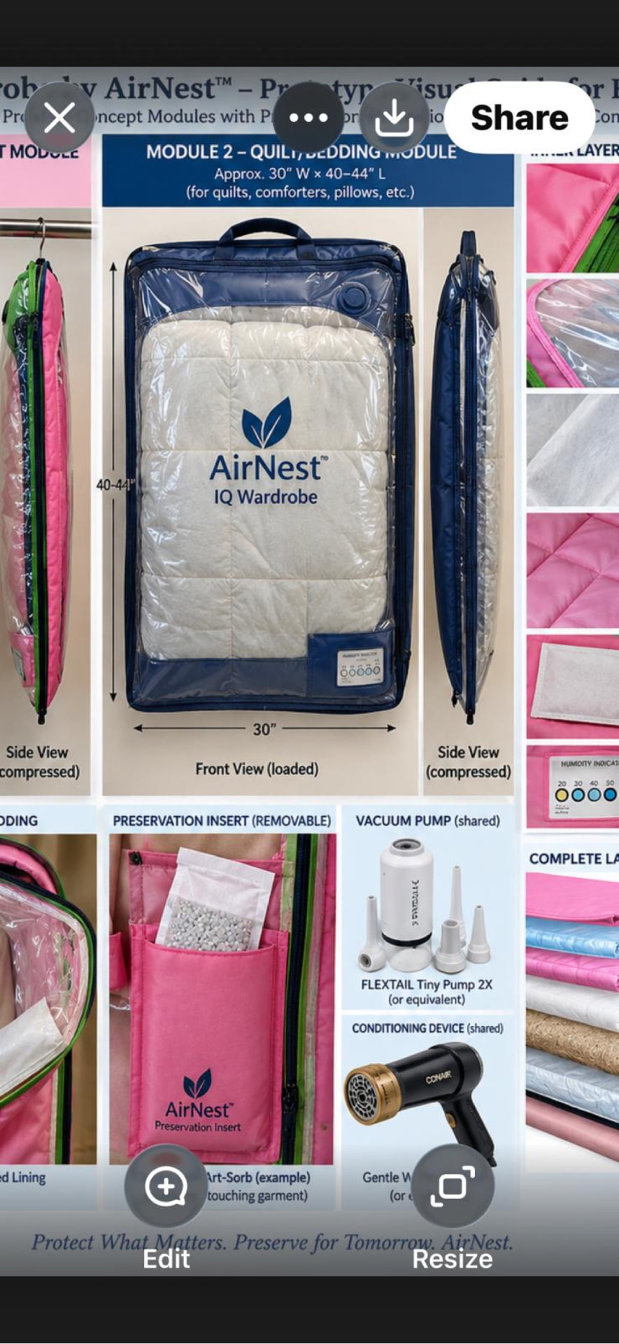 IQ Wardrobe Module 2 quilt and bedding module visual guide