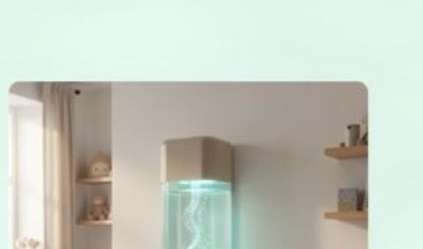 BreathPal wall-mounted unit installed in a child's bedroom